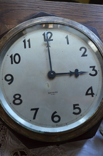 バヤール社製アールデコなアンティーク時計,バヤール社製時計,BAYARD 8 DAY,壁掛け時計,フレンチアンティーク,通販4